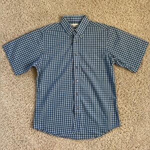 Boys Wrangler Riata short sleeve plaid button down